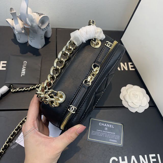 Chanel女包 AS1513 Chanel2020年新款包 鉚釘香香Logo Chanel鏈條單肩斜挎小號包  djc3995